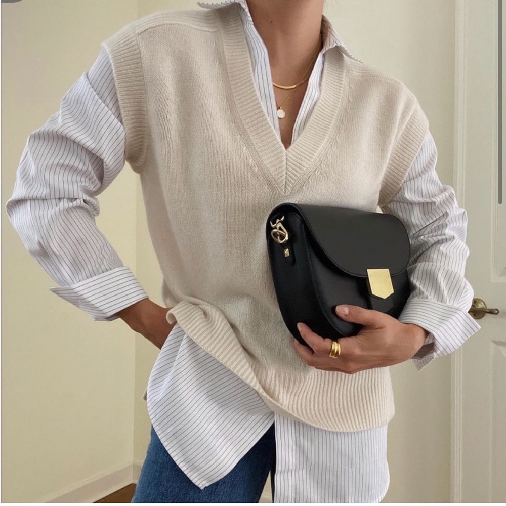 Brochu Walker Nye Vest Layered Looker Sweater